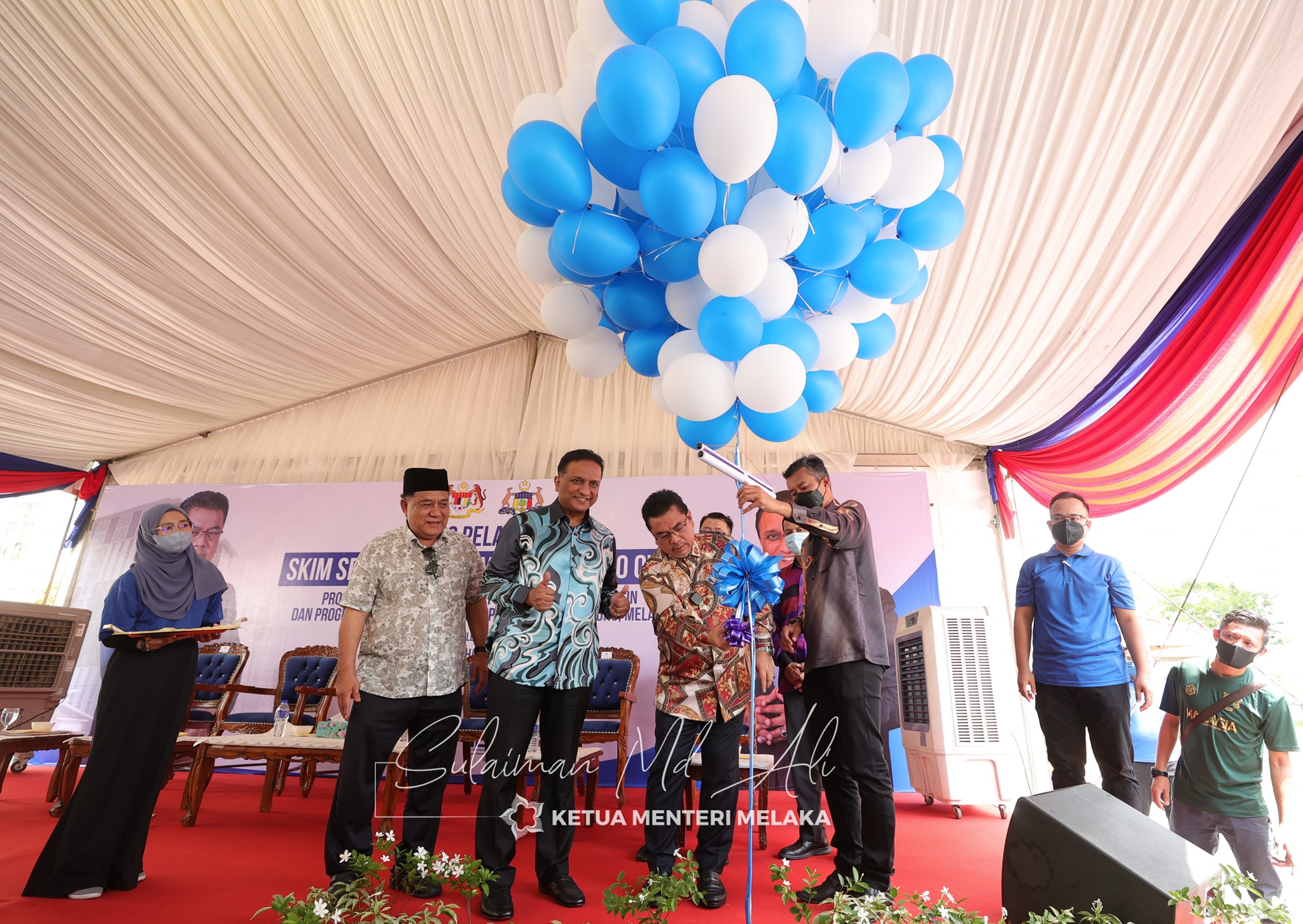 Majlis Pelancaran Skim Sewa Untuk Dimiliki (Rent To Own – RTO) telah disempurnakan oleh YAB Datuk Seri Utama Hj. Sulaiman Bin Md. Ali, Ketua Menteri Melaka pada 28 Julai 2022 (Khamis) di PPR Tehel, Bemban, Jasin, Melaka.